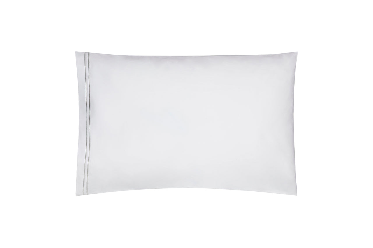 Pillow Case |  Cairo Collection | Silver Stripe